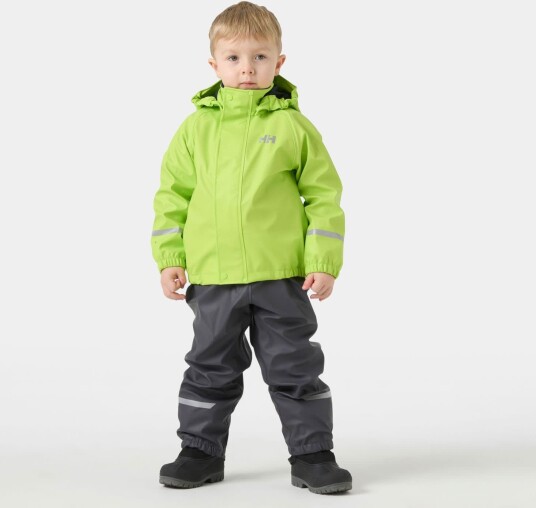 Helly Hansen Barn Bergen Fleece foret Regnsett 2.0 Grå 110