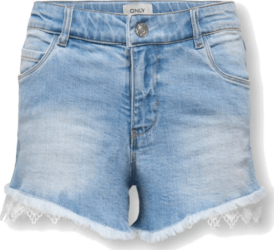 Kids Only Kogrobyn denim shorts til barn Light Blue Denim (146) 146