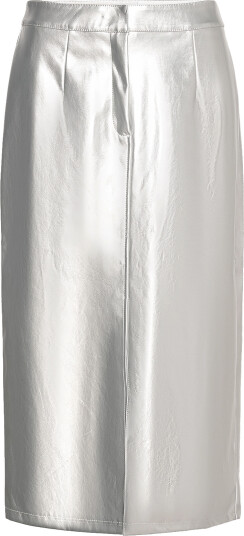 Vila | Visilver Hw Coated Skirt/Ls | 36