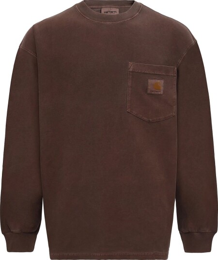 Carhartt WIP L S Loose Pocket T Shirt TOBACCO XL