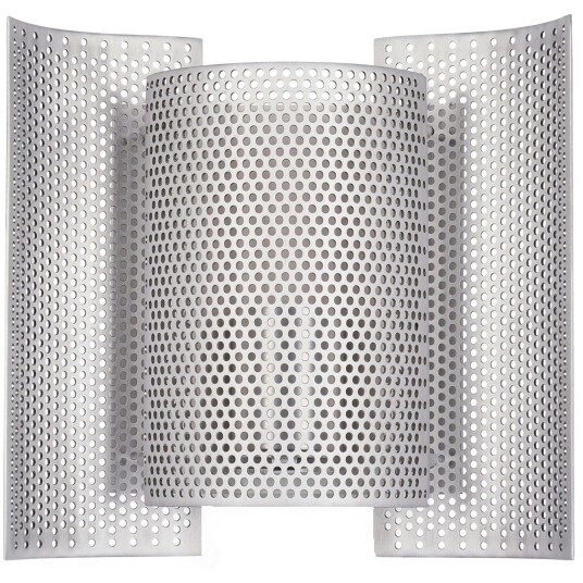 Northern Butterfly Vegglampe Perforert Brushed Aluminium Vegglamper Stål Børstet Aluminium 328
