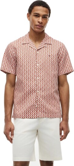 Tommy Hilfiger Linen Blend Aop Ss Rf Shirt Multi/patterned XL