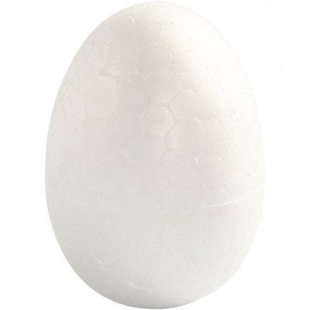 Diverse Egg H: 4,8 cm hvit 100 stk 1 pk