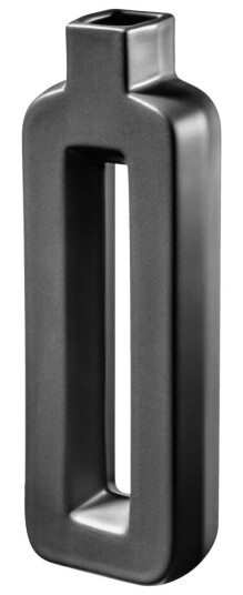 Vase Soraya; 10x5x29.3 cm (LxBxH); Svart; Rektangulær Vase Soraya; 10x5x29.3 cm (LxBxH); Svart; Rektangulær