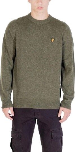 Lyle & Scott Herre Strikkevarer Grønn M,