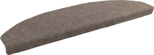 Selvlimende trappematter 15 pcs Mocca 80 x 24,5 x 3,5 cm
