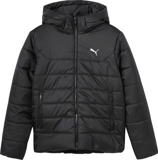 Puma   Jakke Ess Hooded Padded   Svart