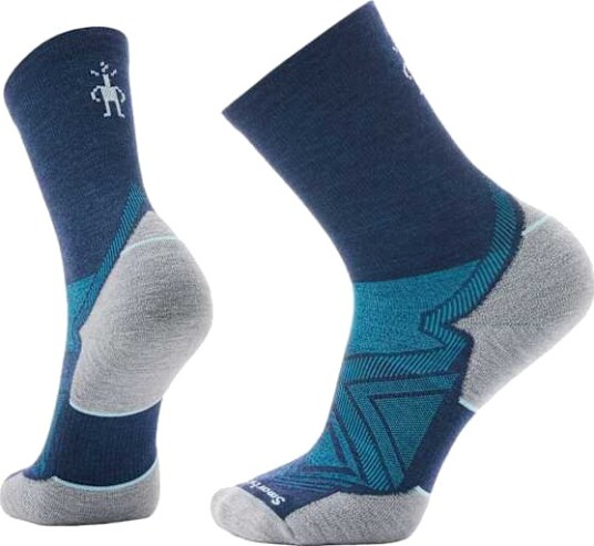 Smartwool Run Targeted Cushion Mid Crew Deep Navy 42-45