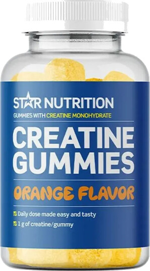 Star Nutrition Creatine Gummies 75 stk. Orange Star Nutrition Creatine Gummies 75 stk. Orange