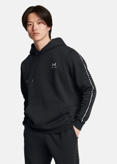 Under Armour Ua Icon Fleece Hd Taping Black L Hoodies Under Armour Ua Icon Fleece Hd Taping Black L Hoodies