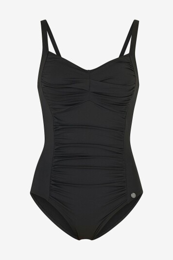 Panos Emporio Badedrakt Potenza Solid Swimsuit Recycled Svart