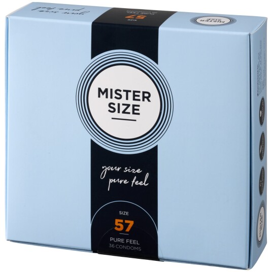 Mister Size Pure Feel Kondomer 36 stk   Clear
