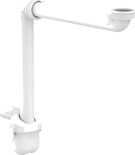 Hansgrohe vannlås 1 1/4x32mm t/hv m/avløpsrør plast hvit white 84x270x335 mm