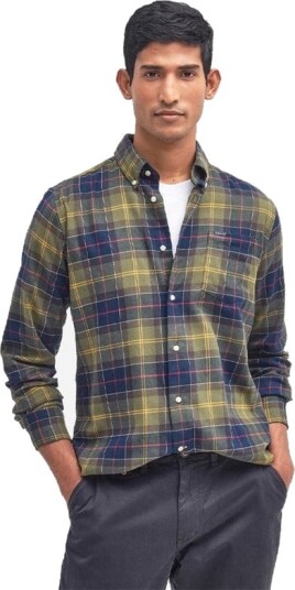 Fortrose Tailored Fit Shirt Classic Olive Fortrose Tailored Fit Shirt Classic Olive