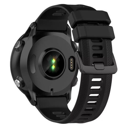 INCOVER Garmin Stropp 22 mm Silikon Rillet - Svart