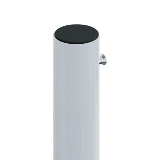 vidaXL Uttrekkbar sidemarkise 200x1200 cm svart