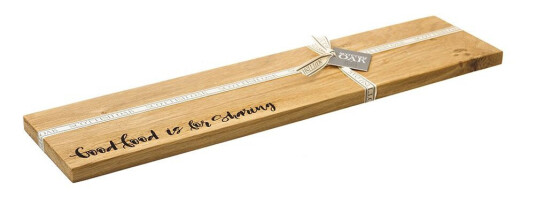 Scottish Made  Skjærebrett eik good food is for sharing 60x15 cm