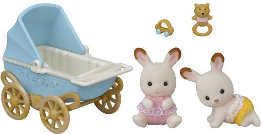 Sylvanian Families Lekesett Sjokoladekanin Tvillingsett Sylvanian Families Lekesett Sjokoladekanin Tvillingsett