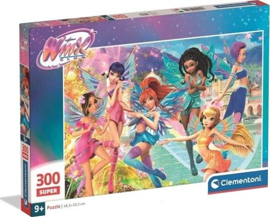 Clementoni Puzzle Super Winx 300 pieces 2D Puslespill