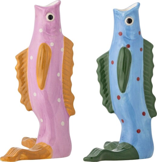 Bloomingville Mako Vase - MULTI-COLOURED - H19 cm