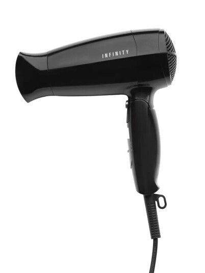 Melissa Hrfner Hair dryer Infinity black/grey 1600 W Melissa Hrfner Hair dryer Infinity black/grey 1600 W