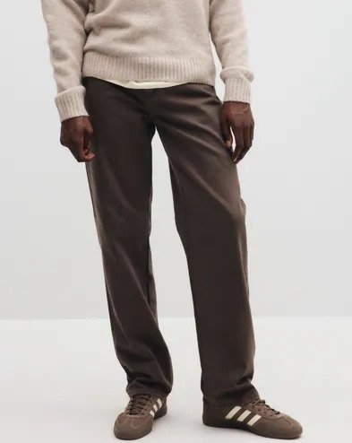 Woodbird Wbleroy Brown Jeans Straight leg jeans Brun