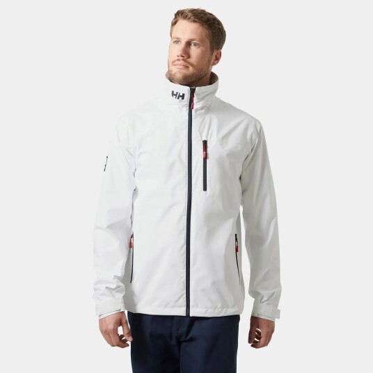 Helly Hansen Menâs Crew Sailing Jacket 2.0 Hvit XXL Helly Hansen Menâs Crew Sailing Jacket 2.0 Hvit XXL
