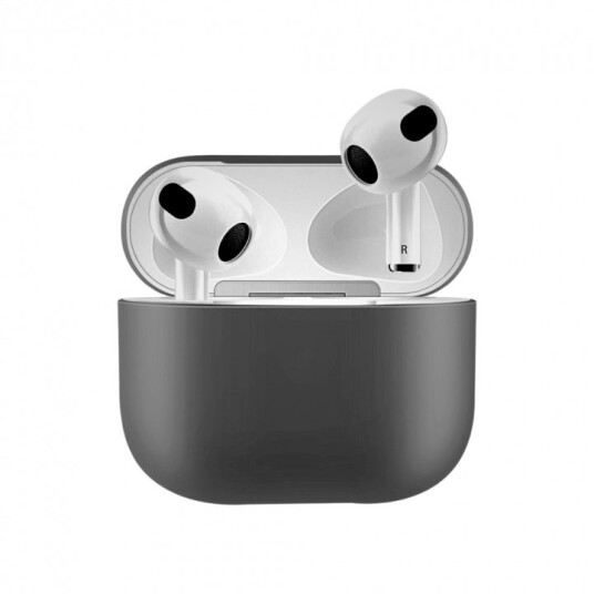 Silikonskall for Airpods 3 Mørkegrå