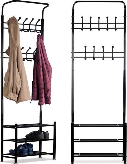 Selgro Klesstativ med skap hylle skohylle ModernHome