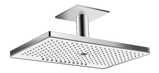 Hansgrohe Rainmaker Select 460 2jet 460x300 mm, m/2 stråletyper, Hvit/Krom