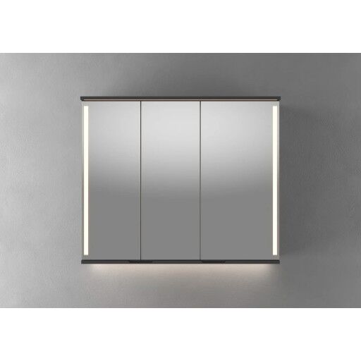 Linn Bad Sogn speilskap 100x84 cm matt sort Linn Bad Sogn speilskap 100x84 cm matt sort