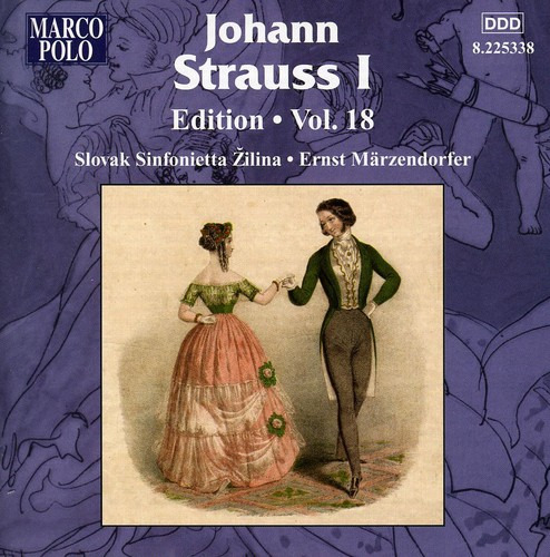 Ernst Märzendorfer Slovak Sinfonietta Strauss 18: Johann Strauss I Edition CD