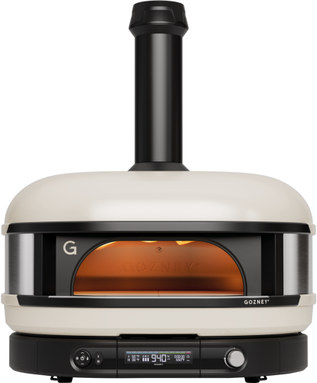Dome Gen 2 Bone hvit pizza ovn   gass ved eller kull