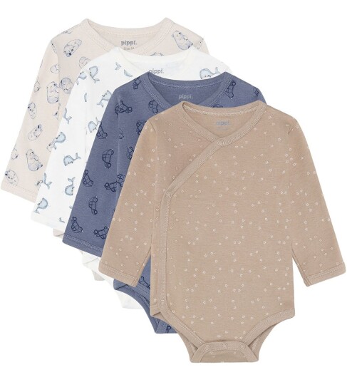 Pippi Flint Stone Body Omslags Ao Printed 4 Pack 50