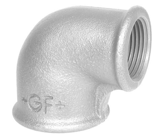 +GF+ angle 90 galvanized reduced 1 1/4 1/2"" socket socket