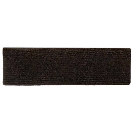 vidaXL Trappematter 15 stk nålestempel 65x25 brun