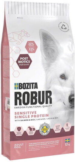 Bozita Robur Sensitive Laks 12 kg Hundefôr Bozita Robur Sensitive Laks 12 kg Hundefôr