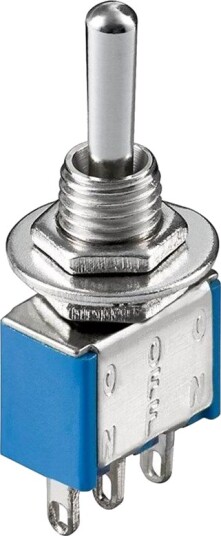 Wentronic Goobay Mini Vippebryter På Av På Med Loddeører 10022
