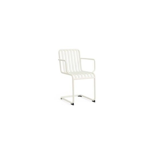 HAY Palissade Hvit Chair med Armlener Krem HAY Palissade Hvit Chair med Armlener Krem