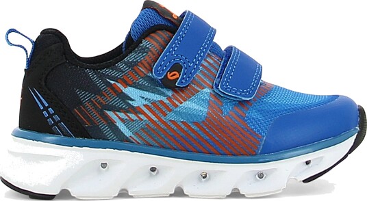 Leaf Skalka Blinkende Sneakers Blå/Oransje 23 Leaf Skalka Blinkende Sneakers Blå/Oransje 23