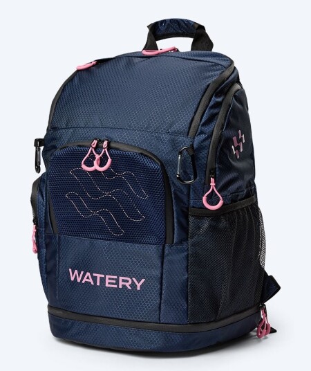 Watery svømmesekk - Raider Pro 45L - Lilla/rosa - Vanntett ryggsekk