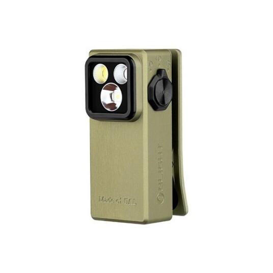 Lommelykt OLIGHT Oclip Ultra 530 lm / 57 mm / Oppladbar Grønn