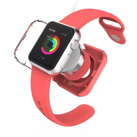 INCOVER Apple Watch (38mm) / (42mm) Ladeetui Rød