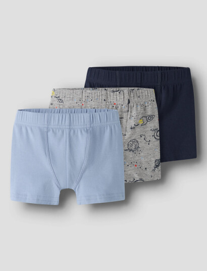 Name It Nmmtights 3P Grey Space Noos Blue 98