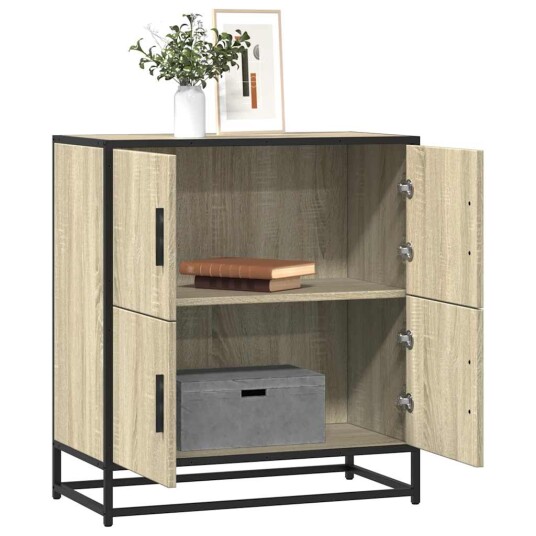 Skjenk sonoma eik 68x35x76 cm konstruert tre 8721102840494