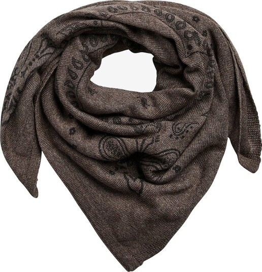 pieces - Skjerf Pcnovis Small Square Scarf - Grå