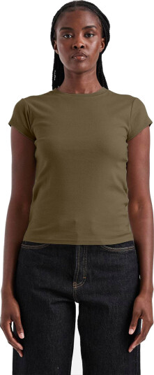 Topshop Everyday Short Sleeve Top Grønn XS Topshop Everyday Short Sleeve Top Grønn XS