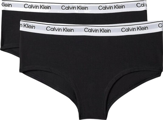 Calvin Klein Truser 2 pack PvhBlack/pvhBlack Calvin Klein 8 10 år (128 140) Truser Hvit Svart