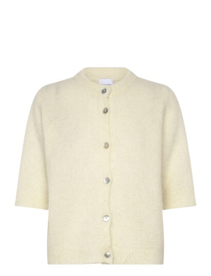 Noella Kae Ss Knit Cardigan   Cream   S/M