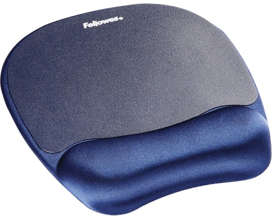 Fellowes Memory Foam Musematte m/HÃ¥ndleddstÃ¸tte BlÃ¥